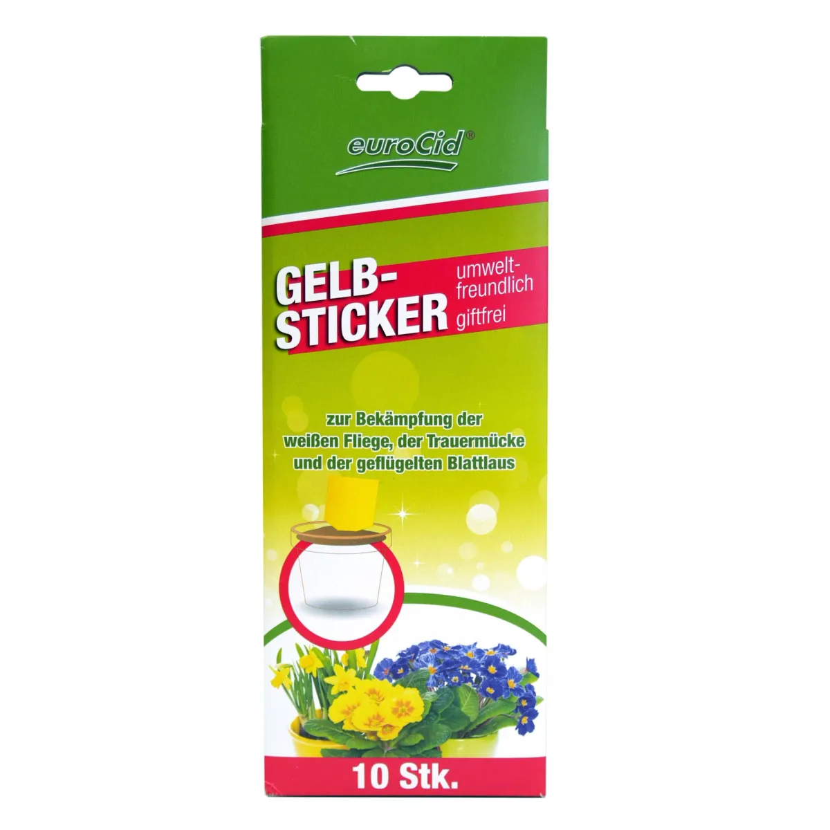 eurocid euroCid Gelbsticker 10er im Displaykarton
