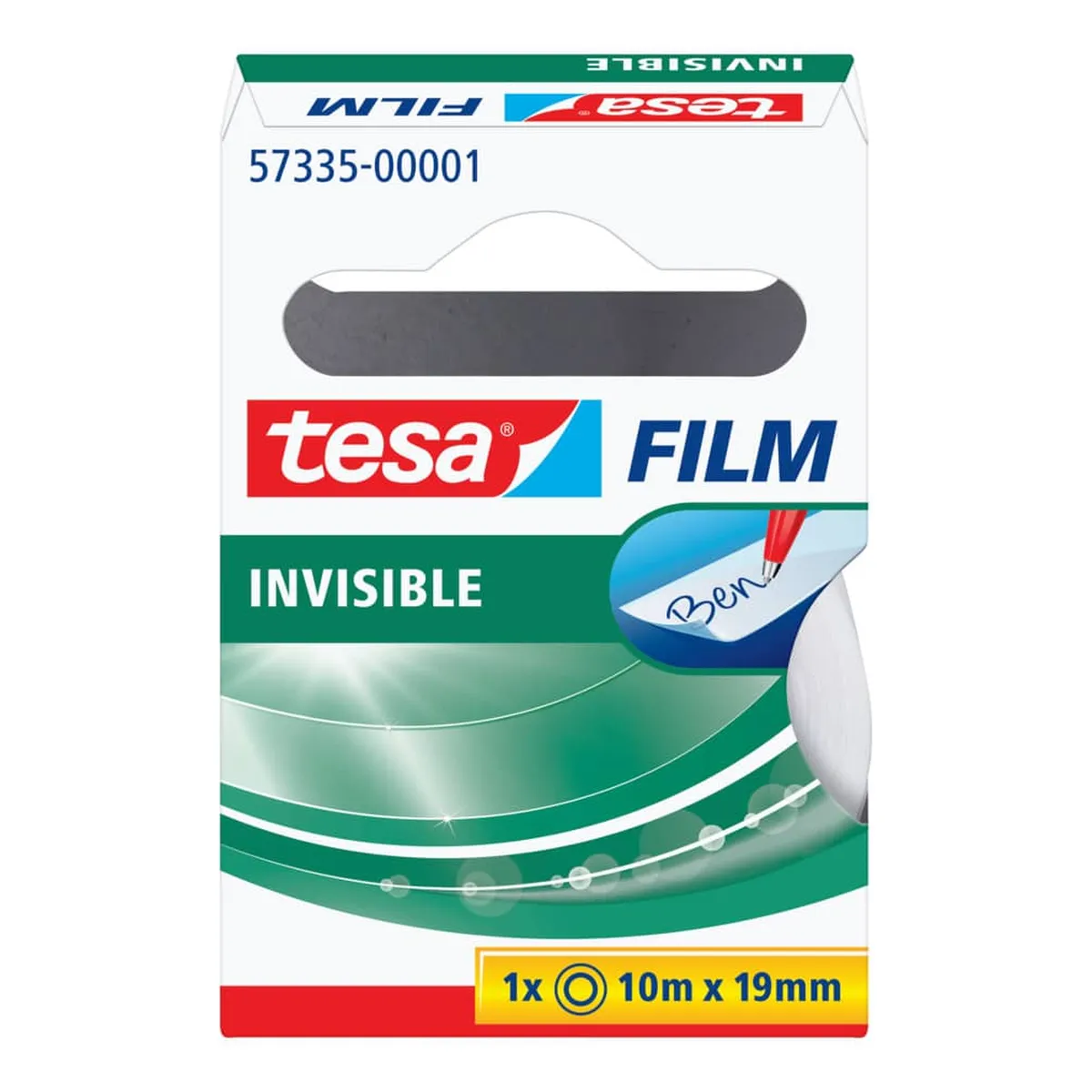 tesa® Klebefilm matt-unsichtbar - beschriftbar, 19 mm x 10 m