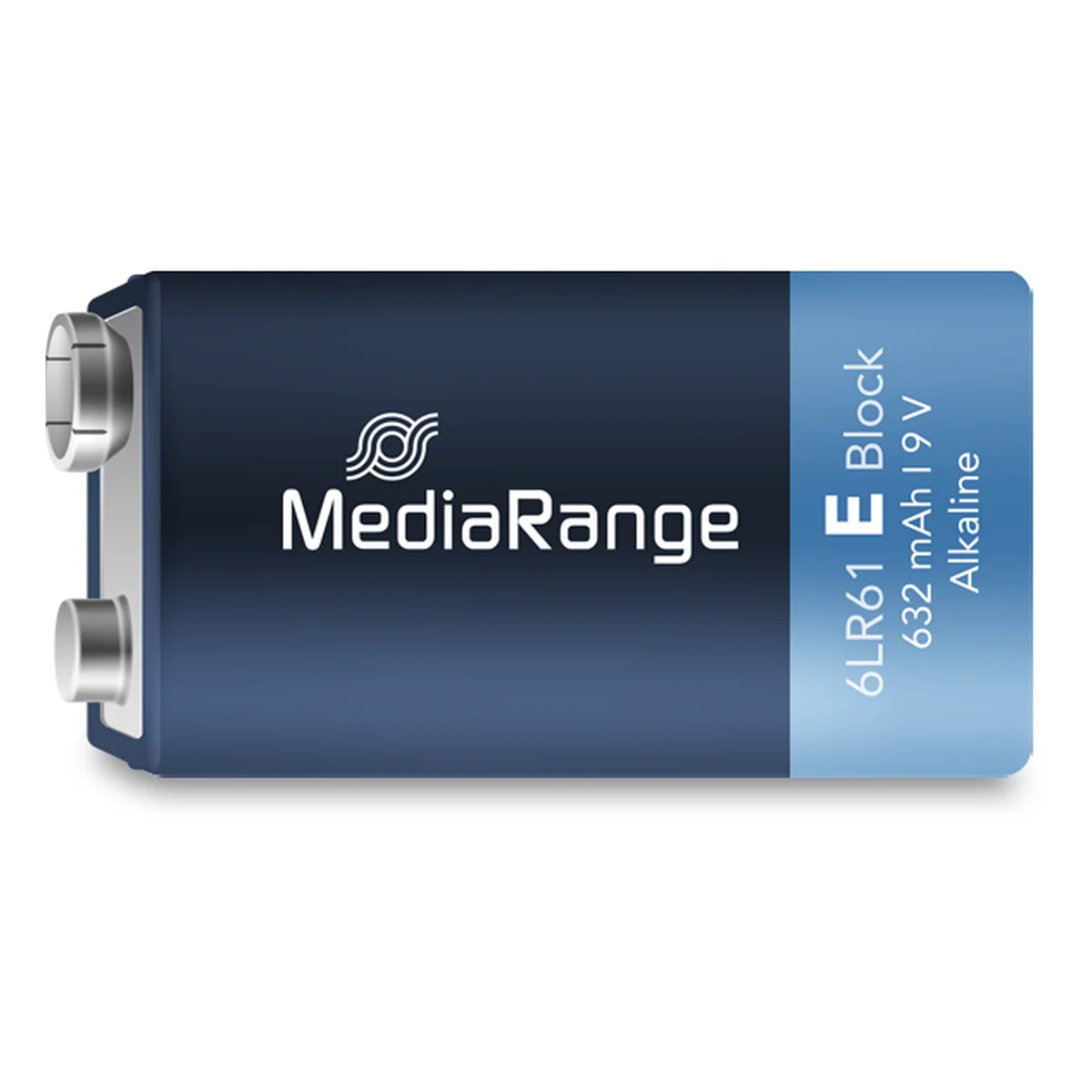 MediaRange Batterie Alkaline E-Block 6LR61 9V