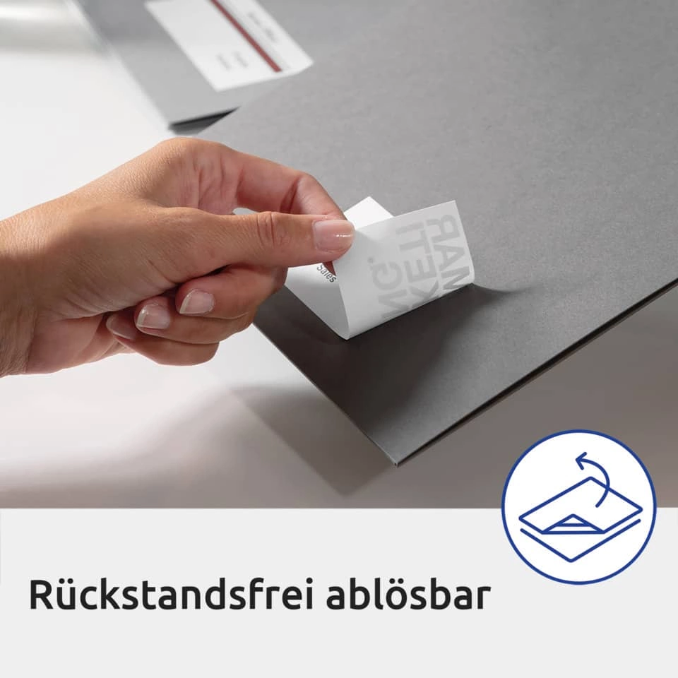 AVERY ZWECKFORM L8002REV-10 Antimikrobielle Etiketten - 210 x 148 mm, ablösbar, weiß, 20 Stück AVERY ZWECKFORM L8002REV-10 Antimikrobielle Etiketten - 210 x 148 mm, ablösbar, weiß, 20 Stück