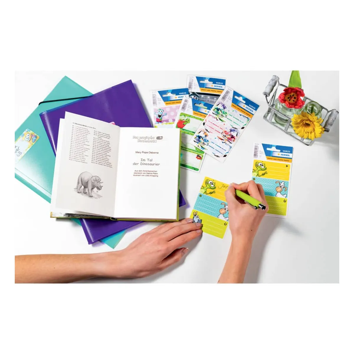 Herma Schuletiketten Social Icons