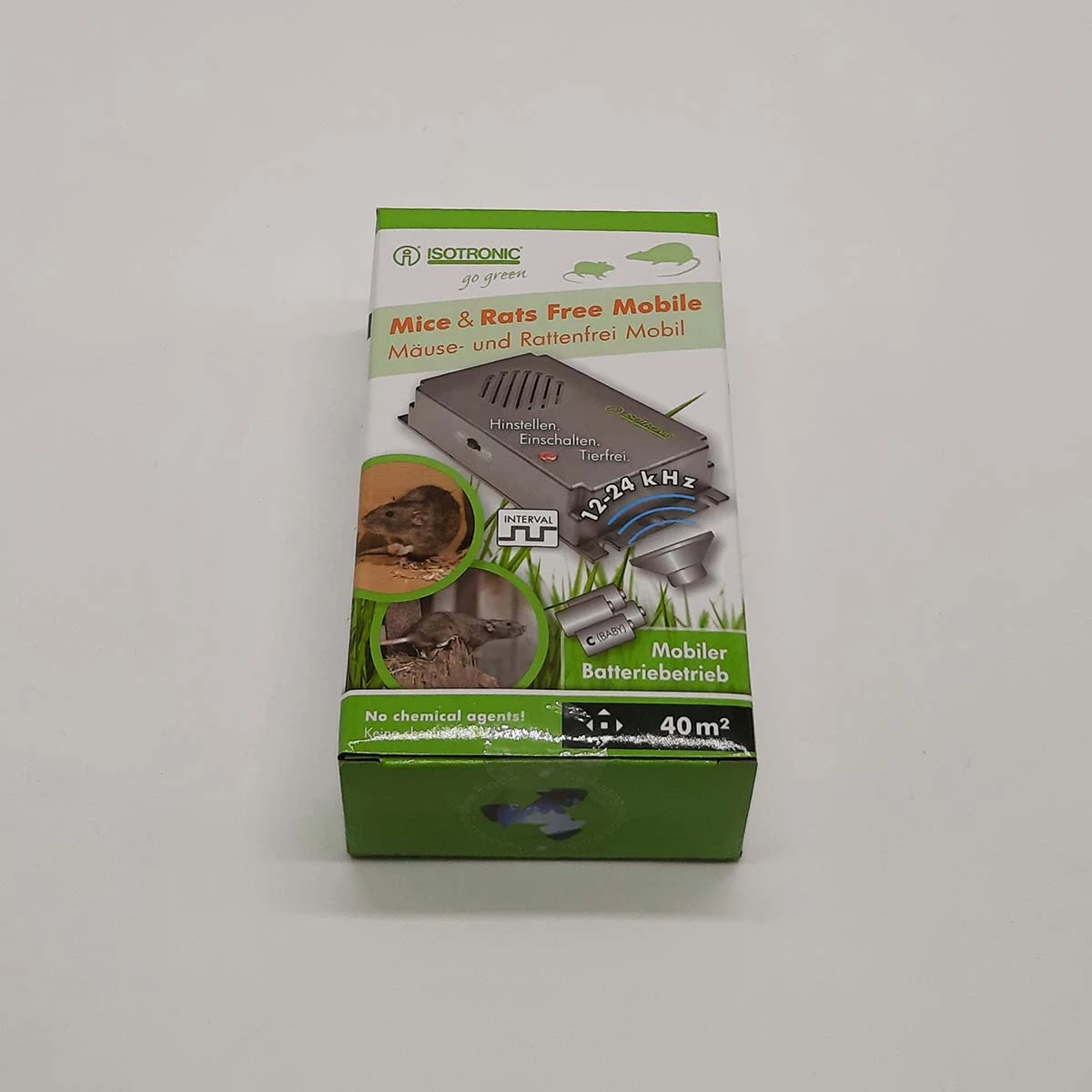 ISOTRONIC Mäuse und Rattenfalle 12 - 24 kHz