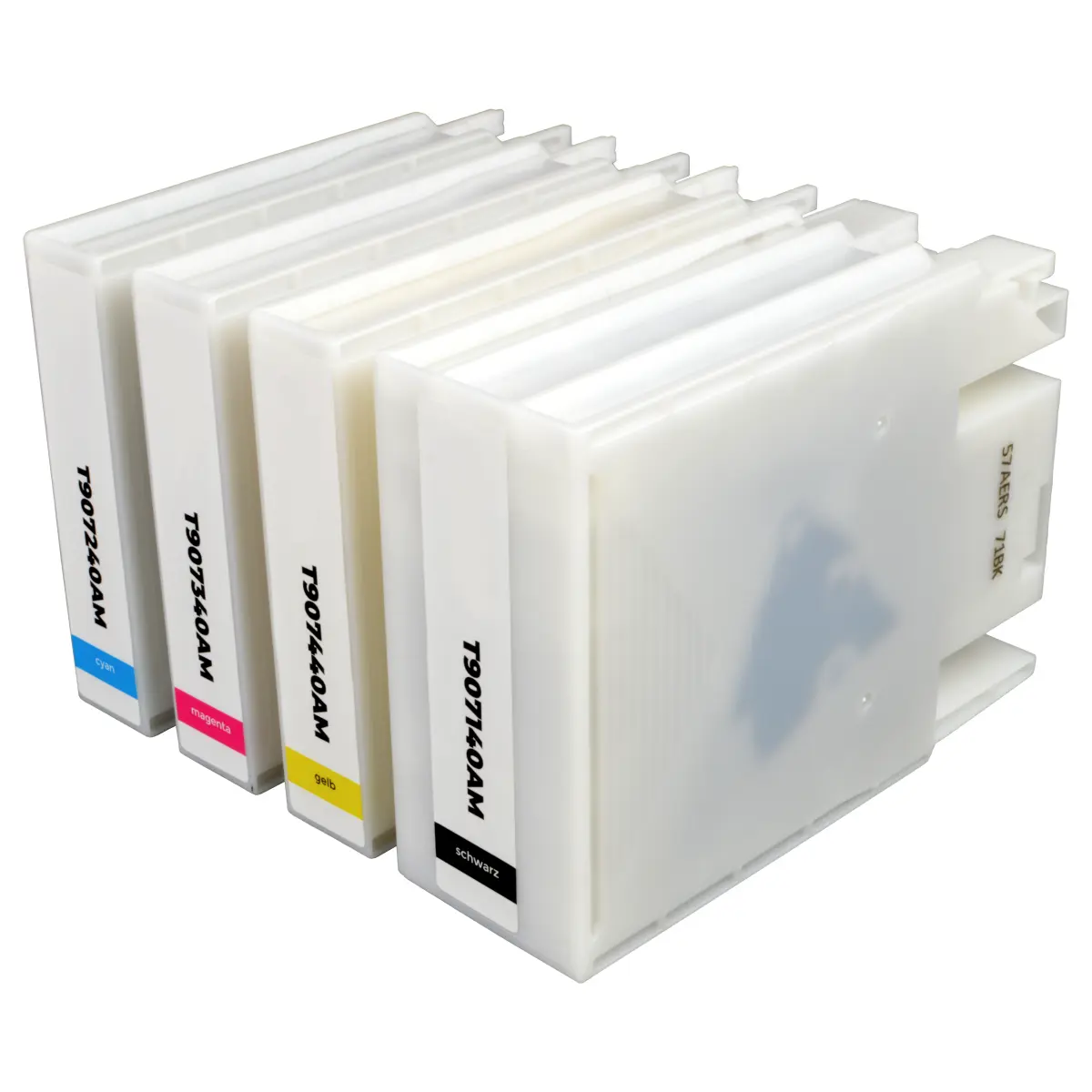 Epson T9071-74 - alternatives Patronen MultiPack schwarz cyan magenta gelb 1x 270 ml | 15.000 Seiten (BK), 3x 120 ml | 7.100 Seiten (CMY) - Digital Revolution