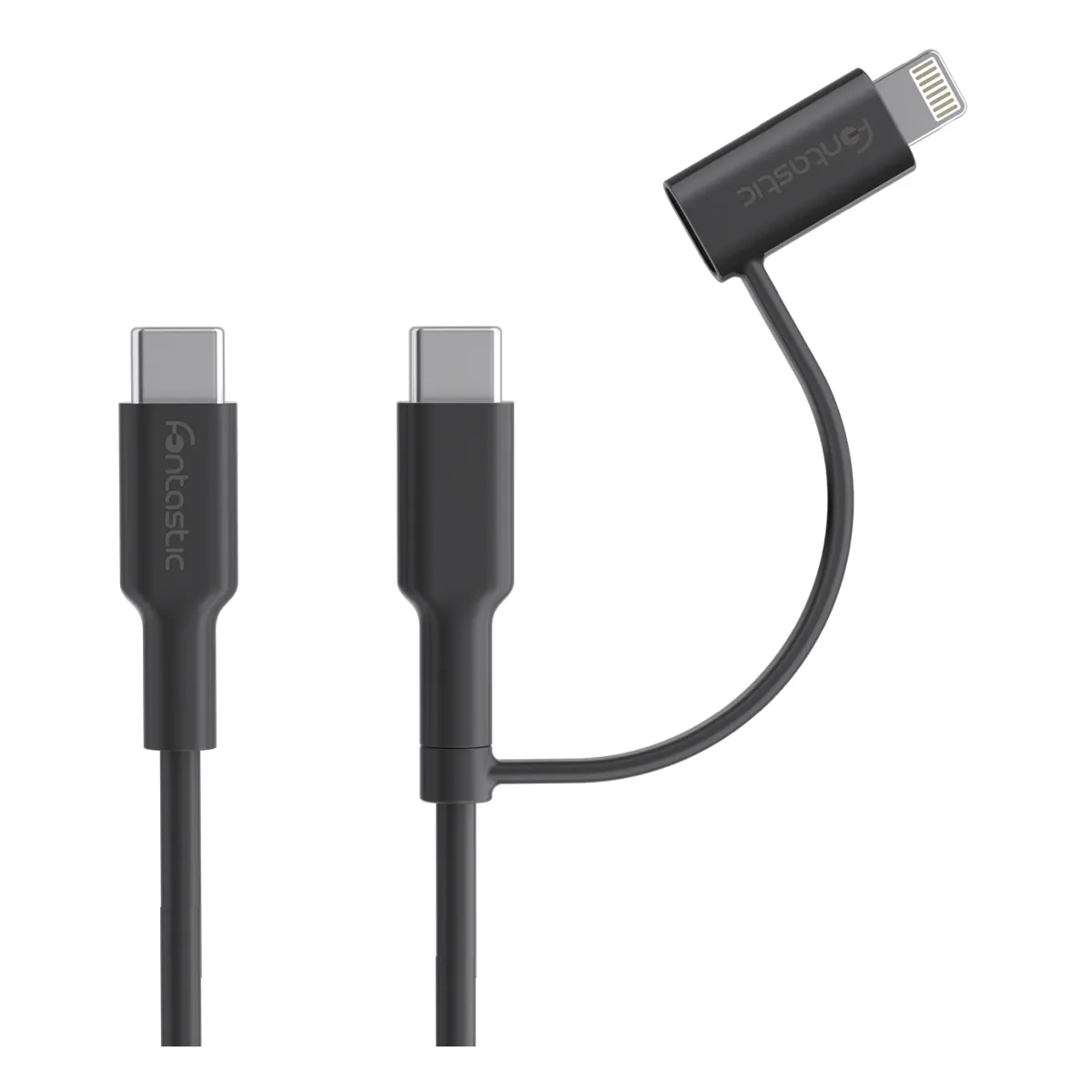 Fontastic 2in1 Datenkabel Typ-C > Typ-C +Lightning