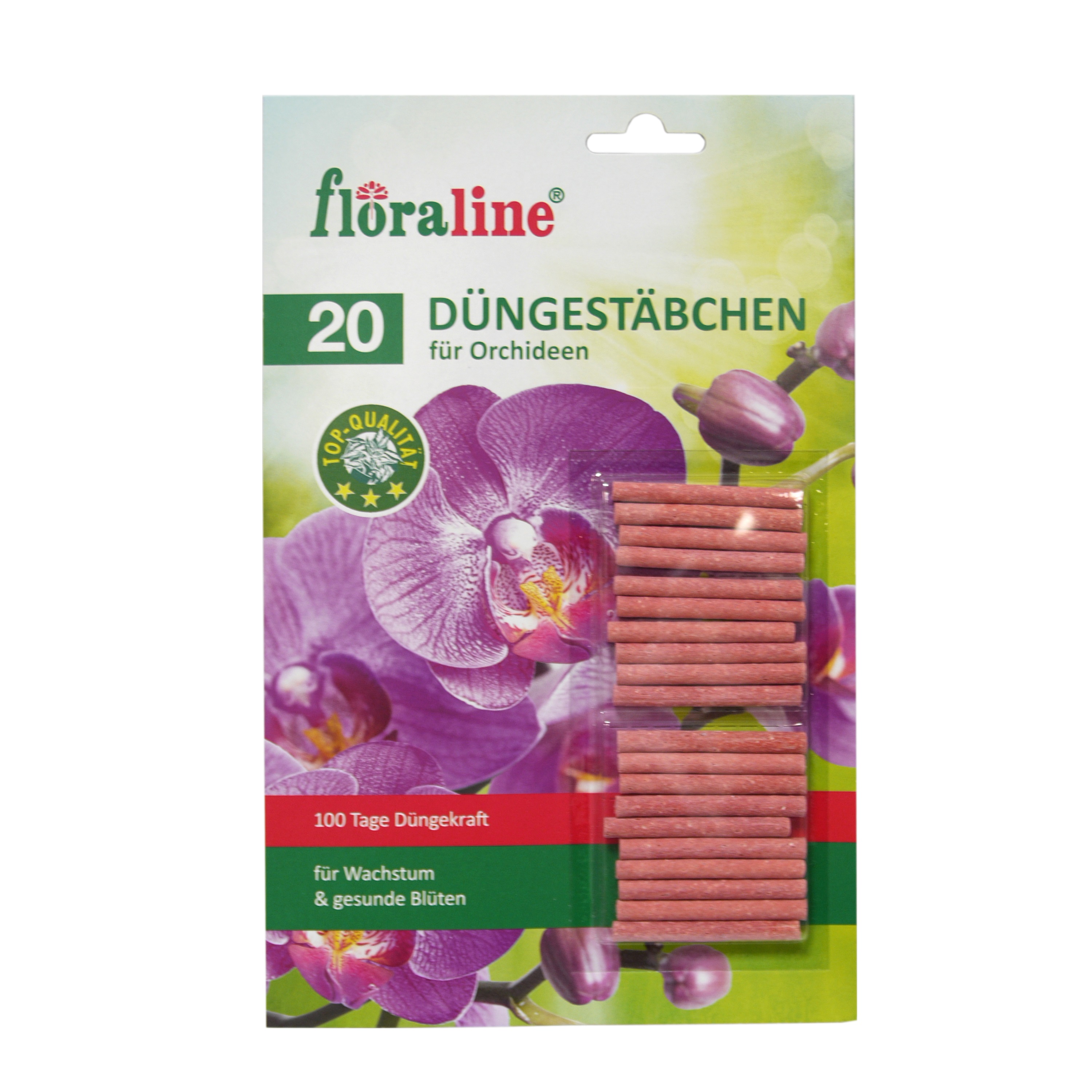 floraline Düngestäbchen für Orchideen 20er