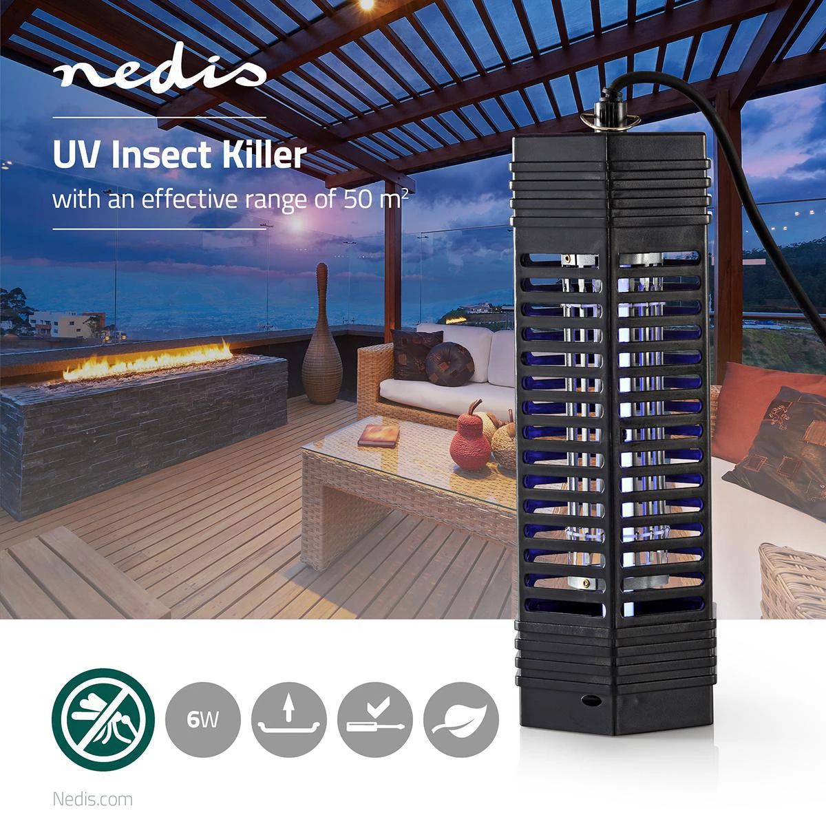 Nedis Moskito Stop-Lichtfalle