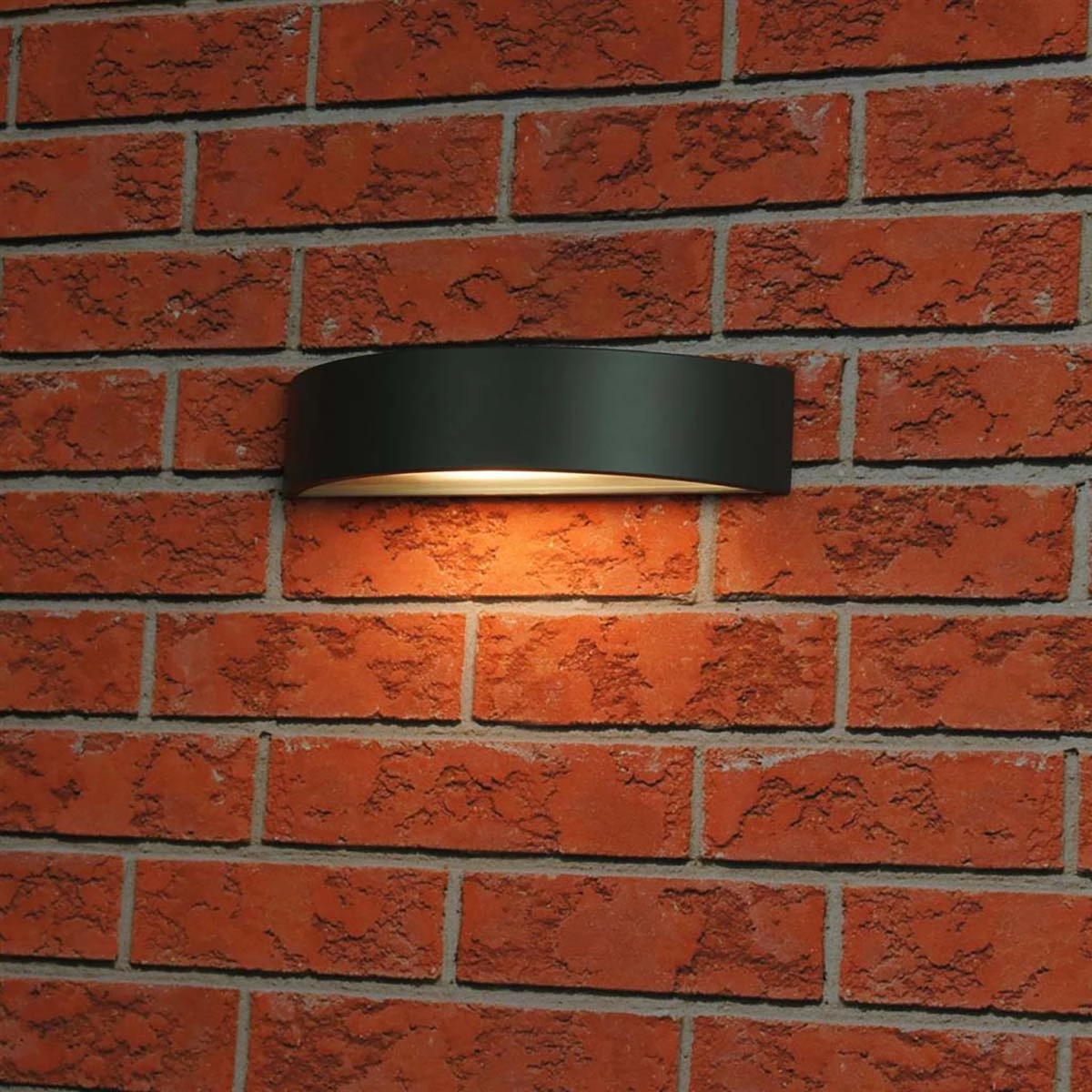 Outdoor-Halogen-Wandleuchte 25W 335 Lumen Stahl
