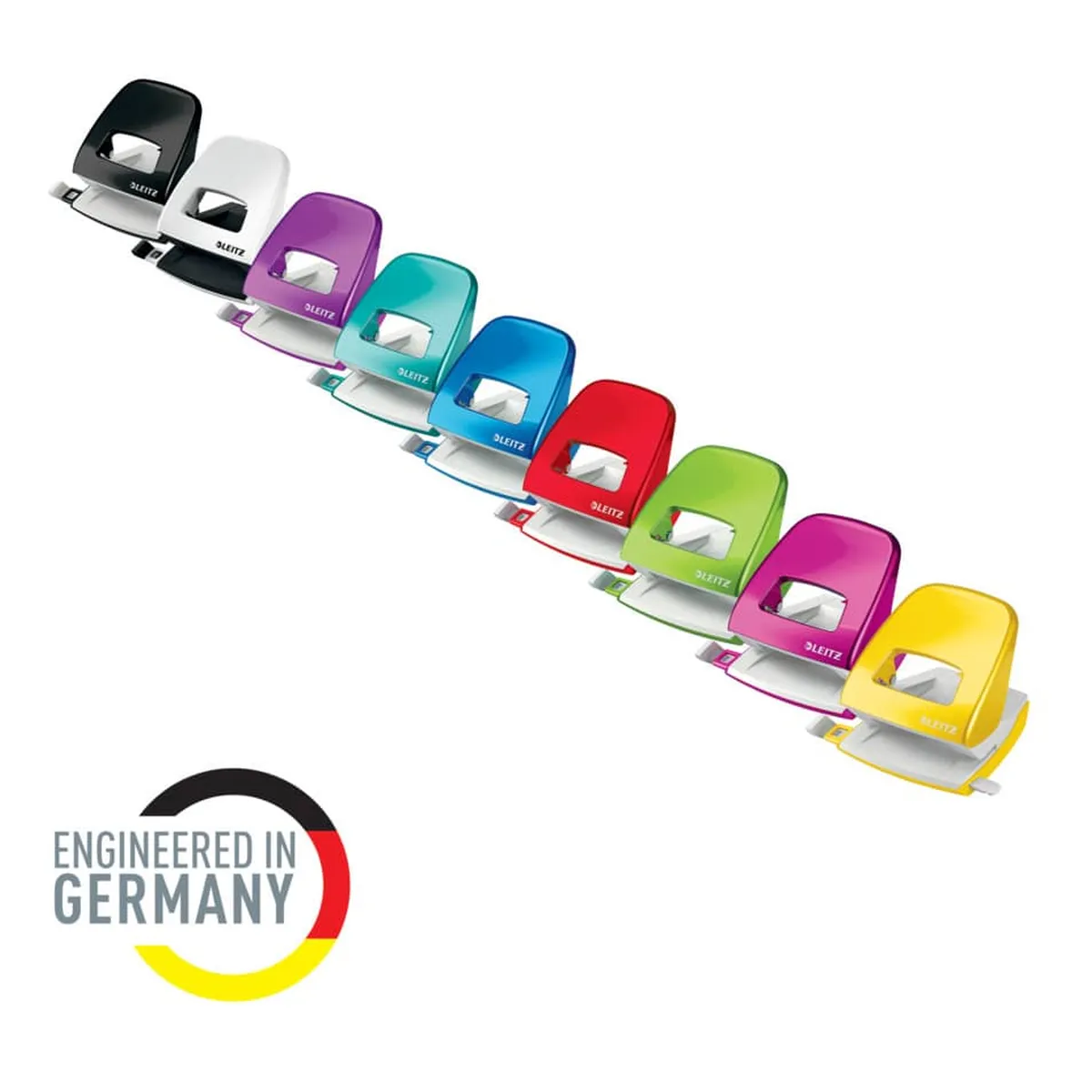 Leitz Bürolocher NeXXt - 30 Blatt, gelb metallic