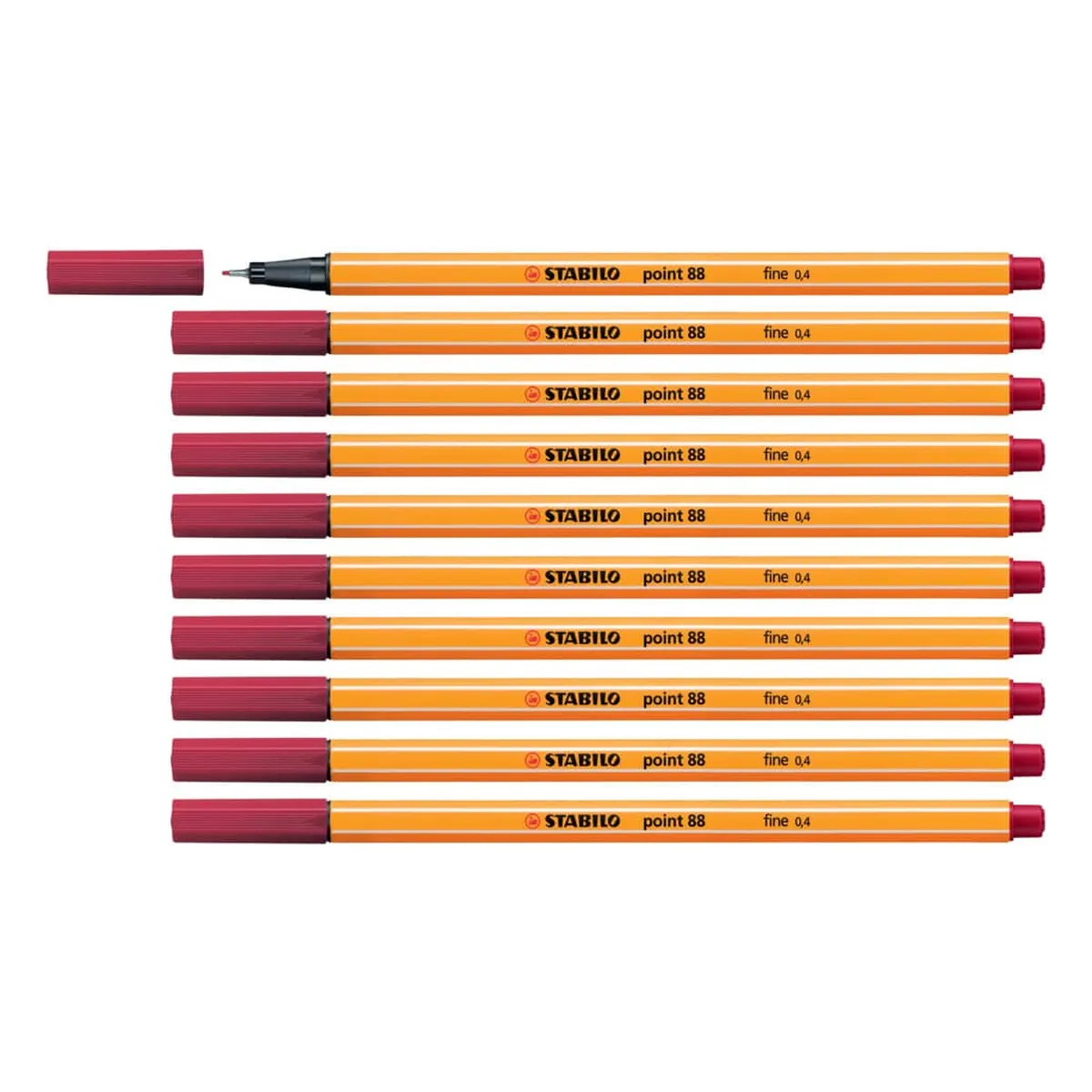 STABILO® Fineliner - point 88 - dunkelrot