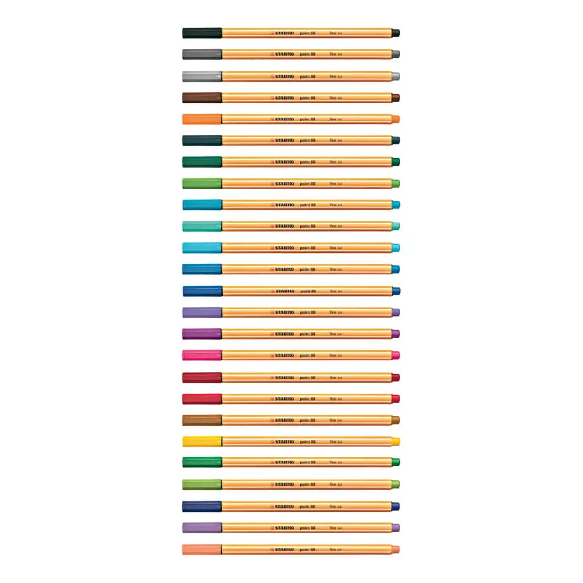 STABILO® Fineliner - point 88 - dunkelrot
