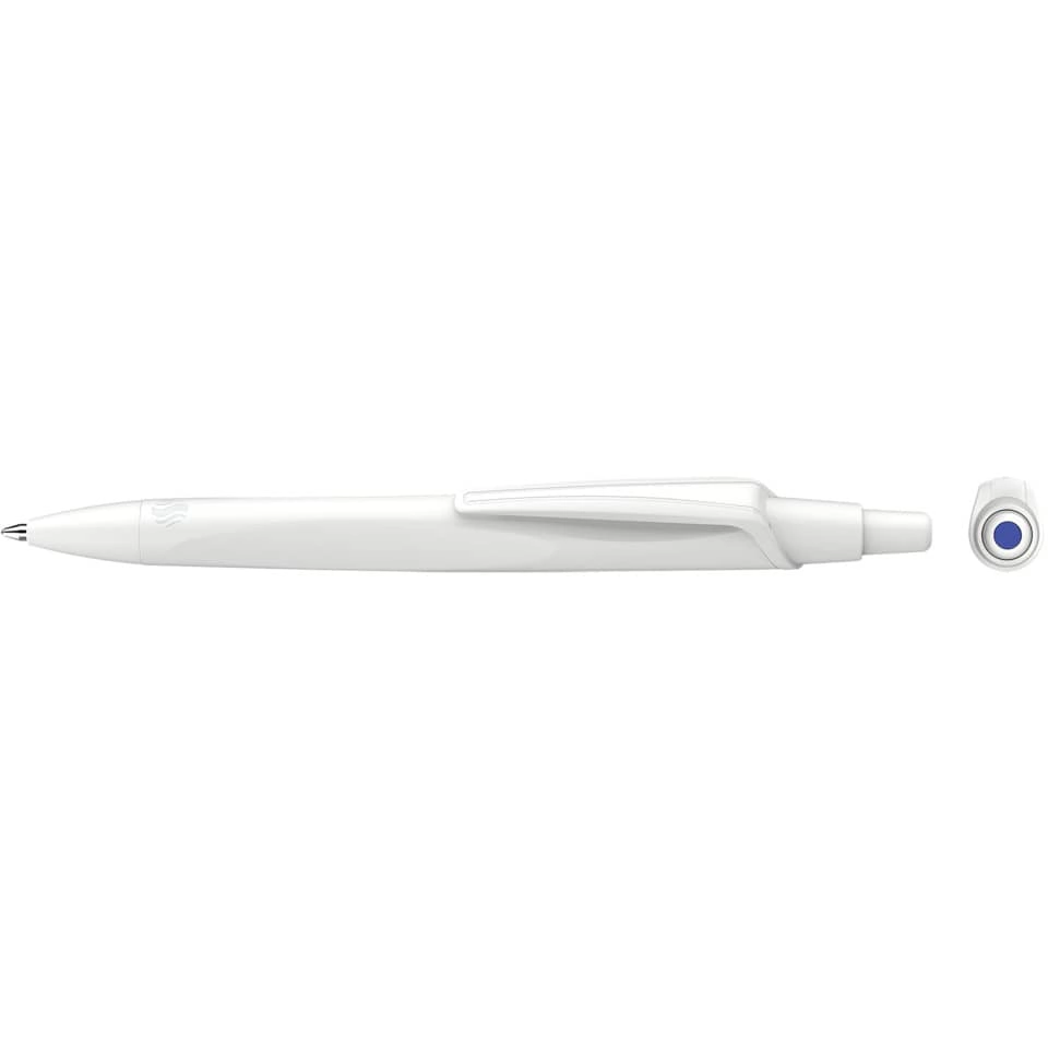 Kugelschreiber Reco - M, weiß/blau