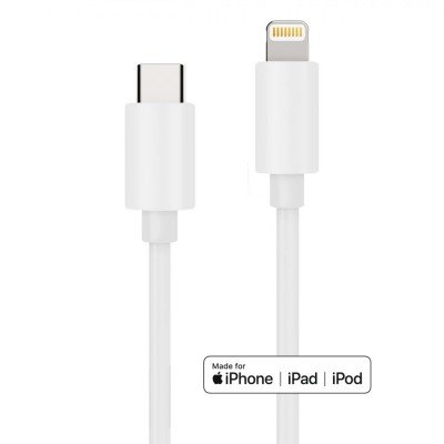 Datenkabel Era Type-C auf Lightning 1,2m weiß