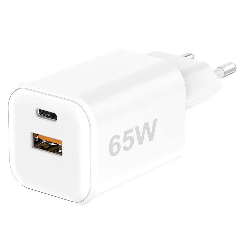 Fontastic Netzteil MINI GaNto 65W Type-C PD + USB-A FC weiß