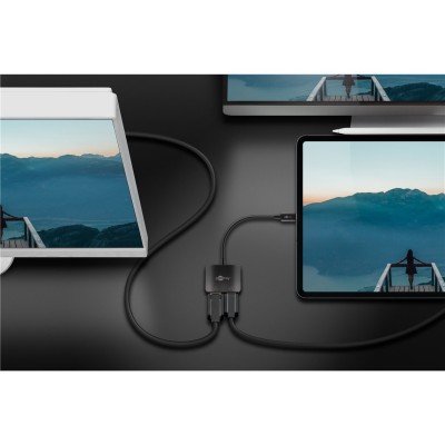 Goobay USB-C™-Adapter auf DisplayPort und HDMI™