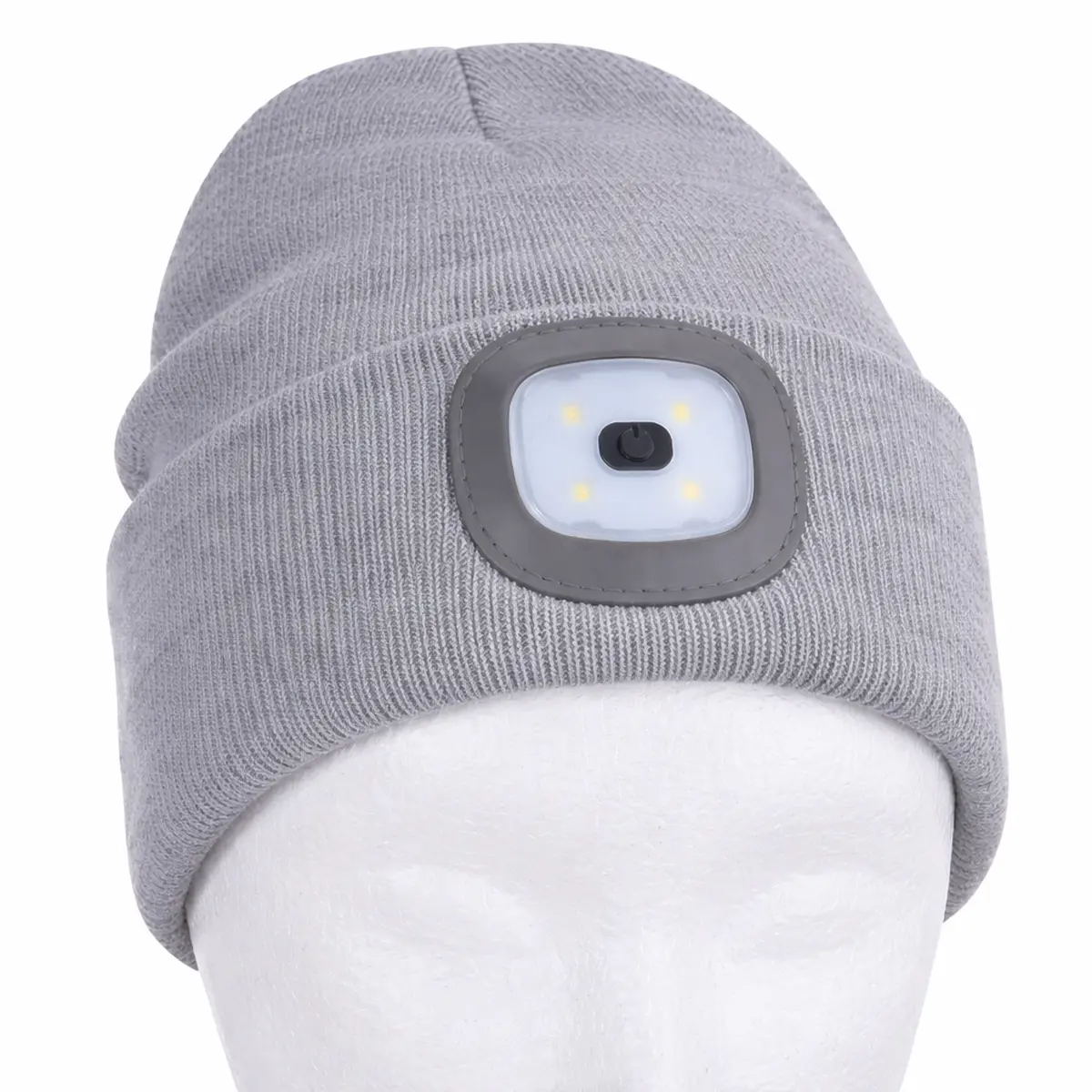 Strickmütze mit integriertem LED-Licht