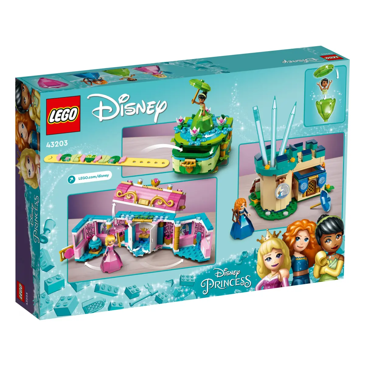 LEGO® Disney - Auroras, Meridas und Tianas Zauberwerke