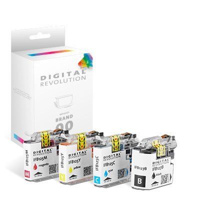 Brother LC-125 / 127 - alternative Patrone MultiPack 'schwarz cyan magenta gelb' 71,6 ml - Digital Revolution