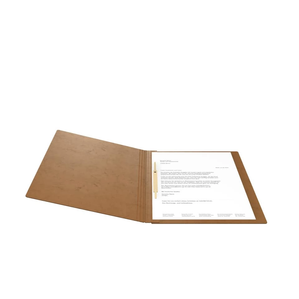 EXACOMPTA Schnellhefter - A4, 350 Blatt, Colorspan-Karton, 355 g/qm, tabak