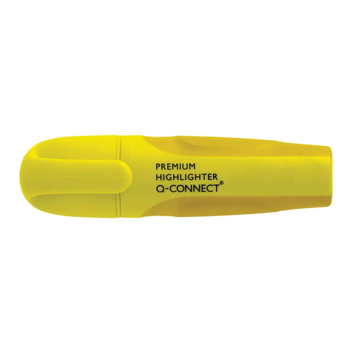 Q-Connect Textmarker Premium - ca. 2 - 5 mm, gelb