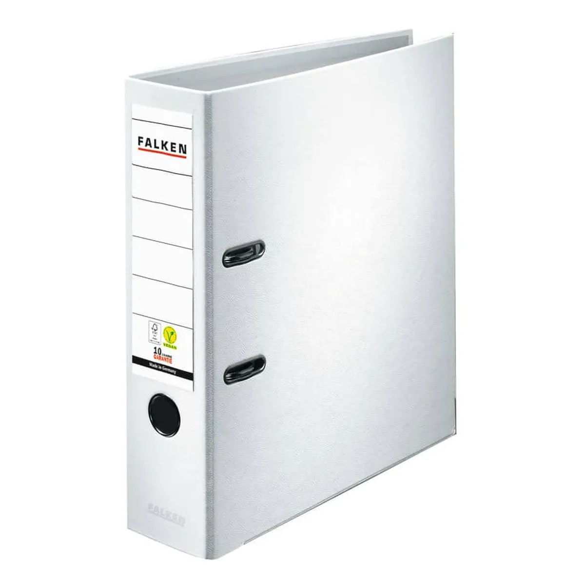 Falken Ordner PP-Color S80 - A4, 8 cm, weiß