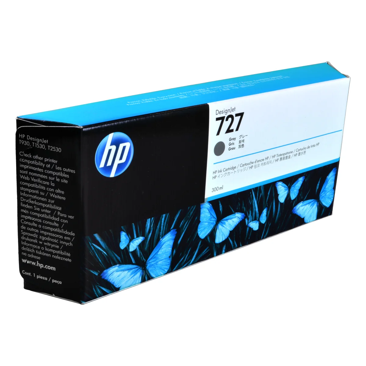 HP Tinte F9J80A  727  grau