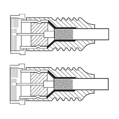 Goobay F-Quick SAT Anschlusskabel (80 dB), 2x geschirmt