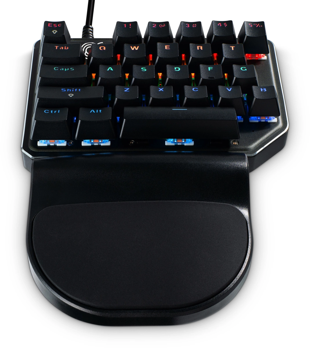 MediaRange Gaming Tastatur, 27 Tasten, 8 Farbmodi