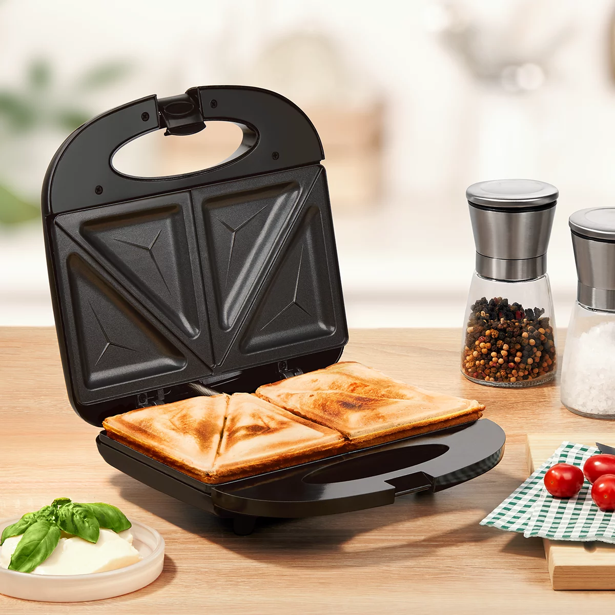 Sandwich-Toaster 750 W, antihaftbeschichtet
