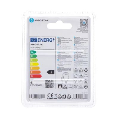 Aigostar LED 'Classic', E14, 6W