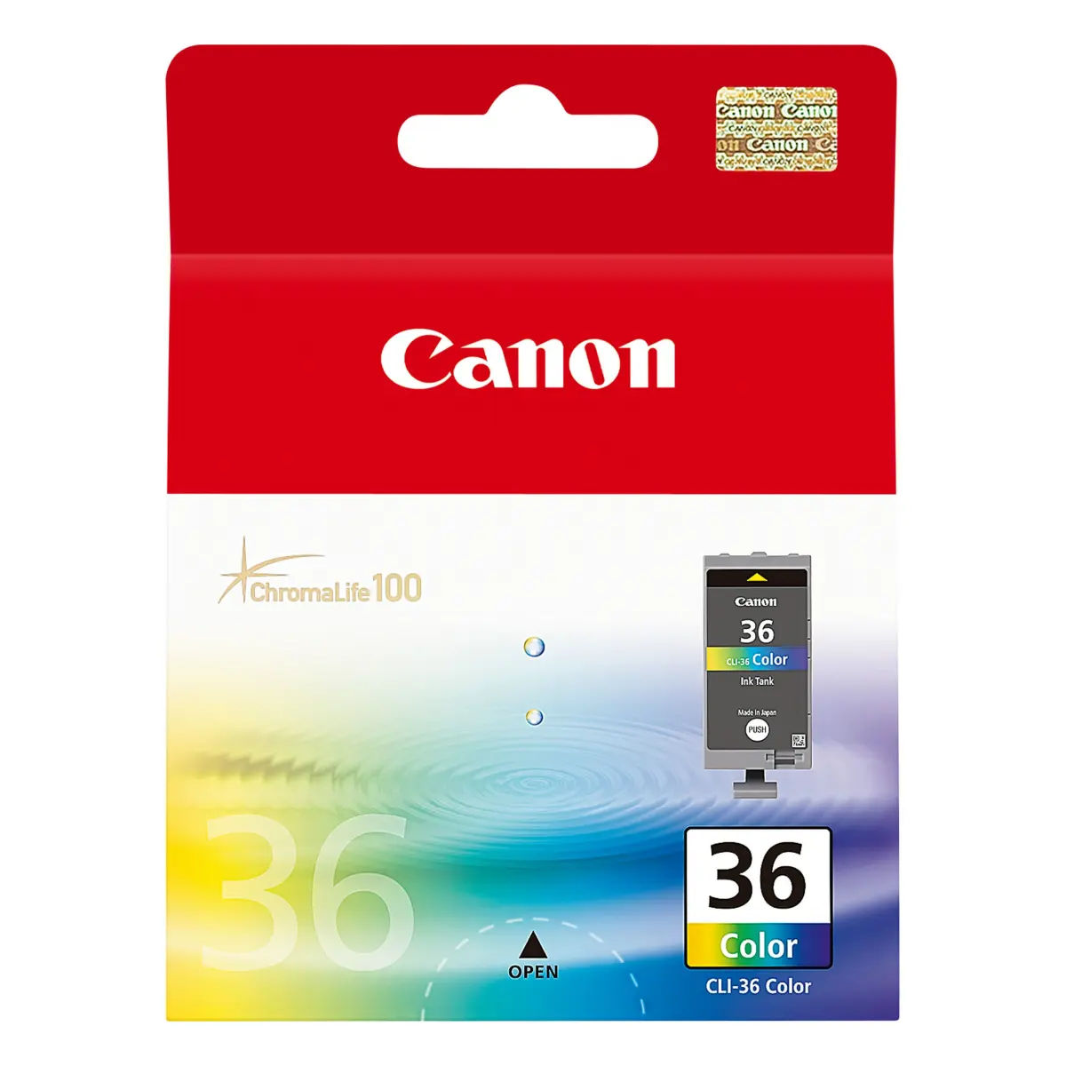 Druckerpatrone Canon CLI-36 farbig 12 ml | 249 Seiten (1511B001)