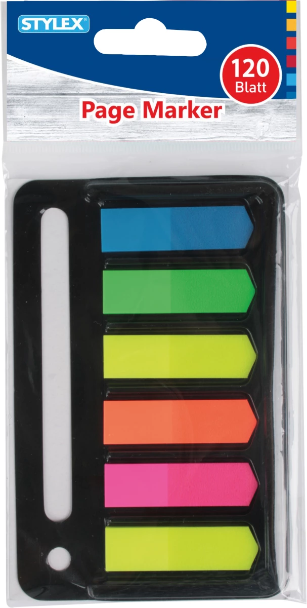 Stylex Page-Marker, 120 Flaggen, farbig