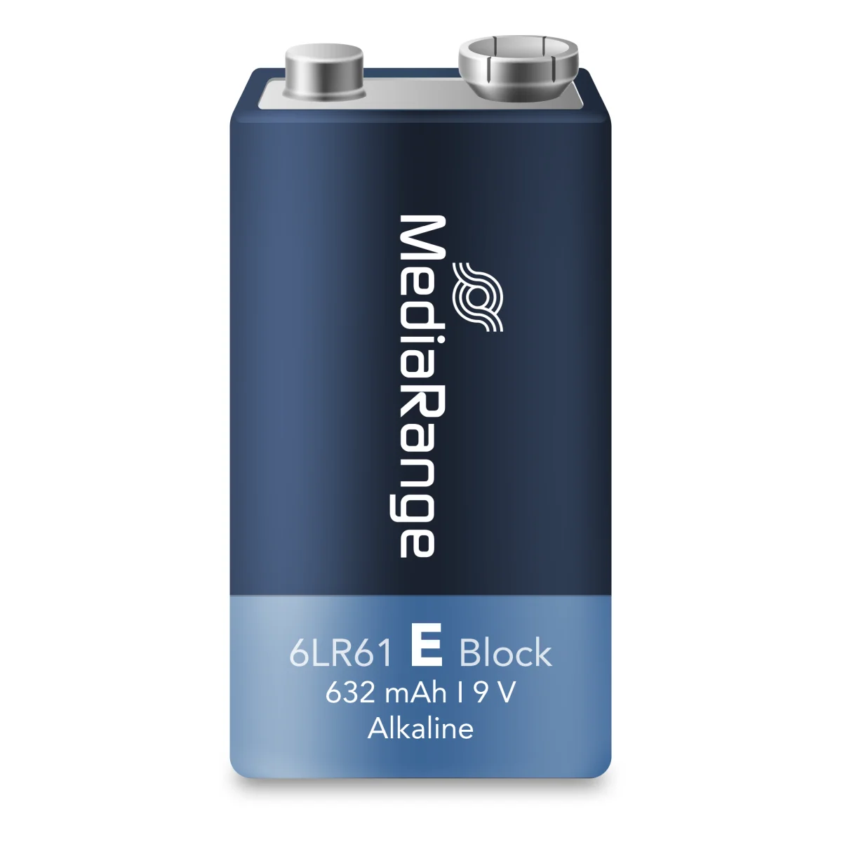 MediaRange Batterie Alkaline E-Block 6LR61 9V