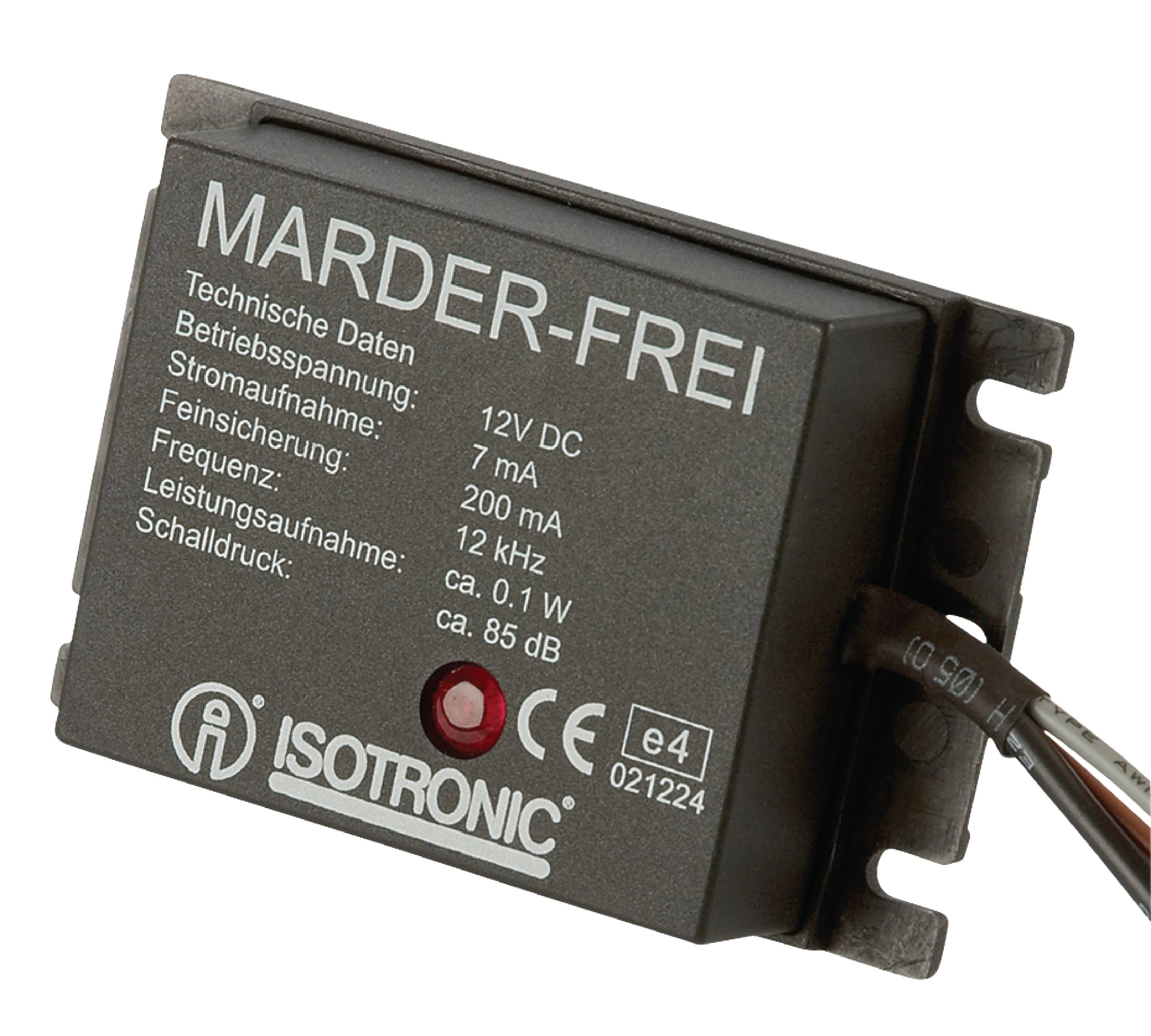 ISOTRONIC Marderabwehrgerät 12 kHz Aussen 12 V