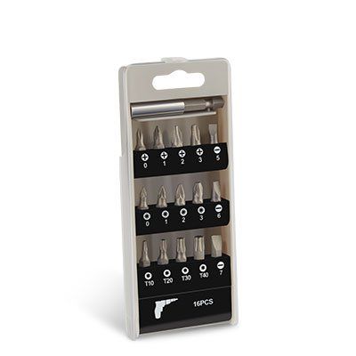 Eurotools Profi-Bit-Satz, 16 Teile