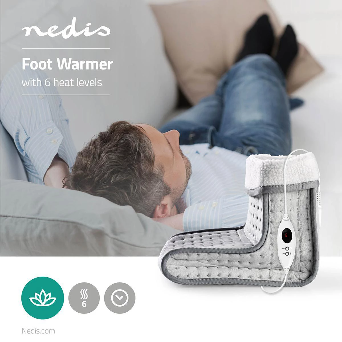 Nedis Fußwärmer