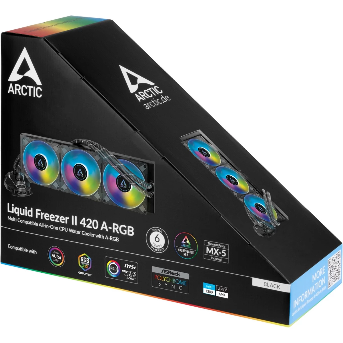 ARCTIC Cooler Wasserkühlung Arctic Liquid Freezer II 420 A-RGB Black