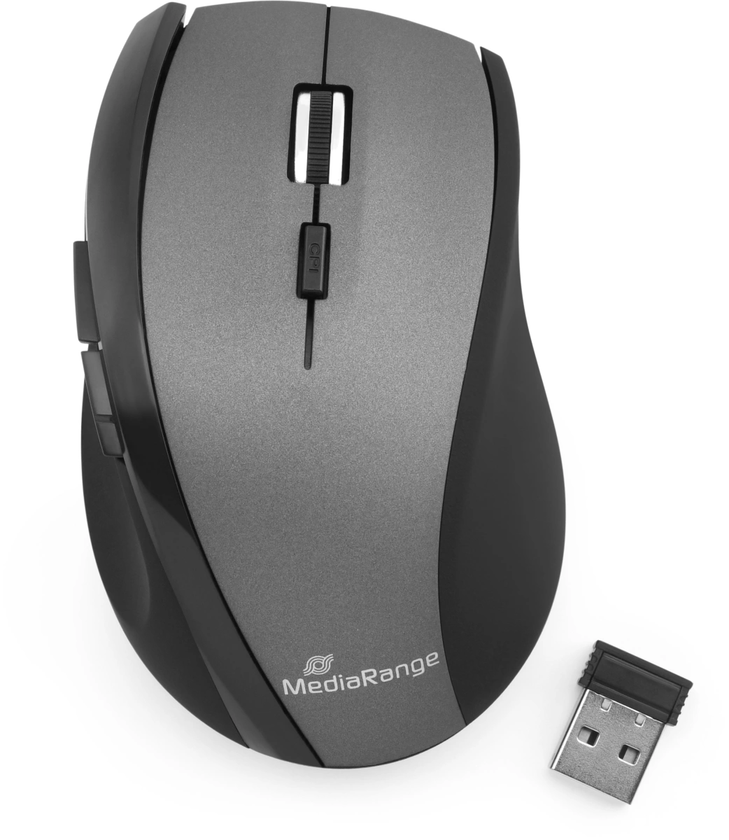 MediaRange Office & Home Maus kabellos schwarz