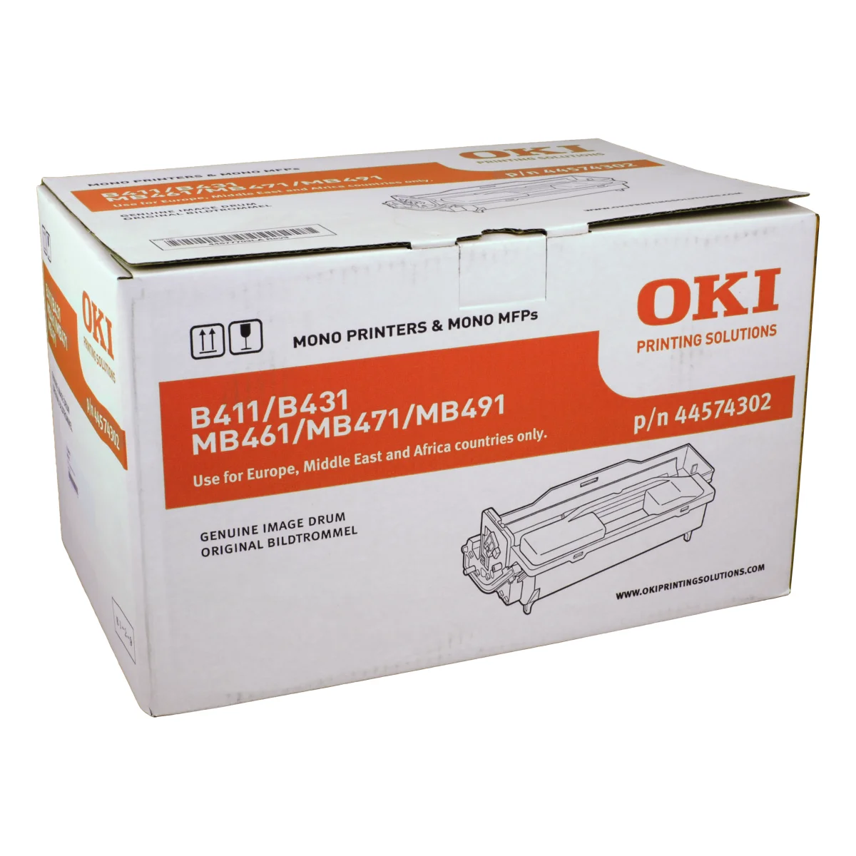 Oki Trommel 44574302  schwarz