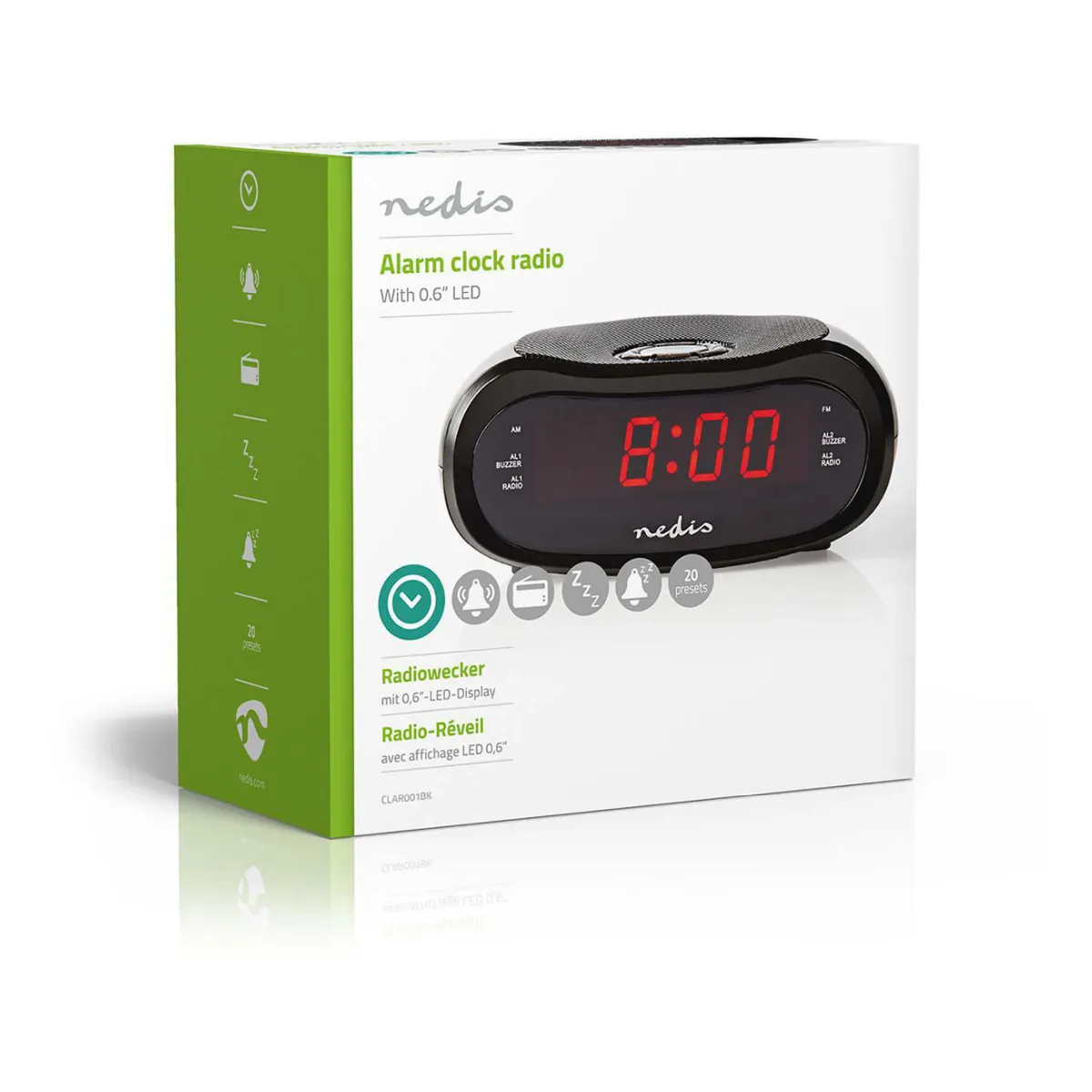 Nedis Digital-Wecker-Radio