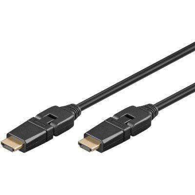 Goobay High-Speed-HDMI™-360°-Kabel mit Ethernet