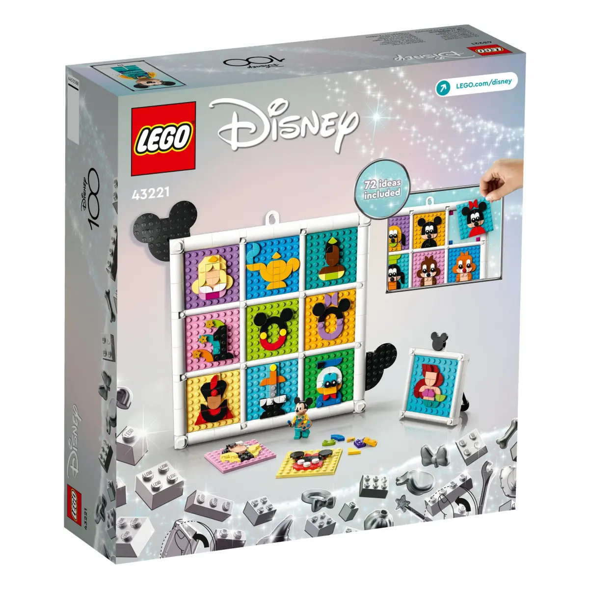 LEGO® Disney 100 Jahre Disney Zeichentrickikonen 43221