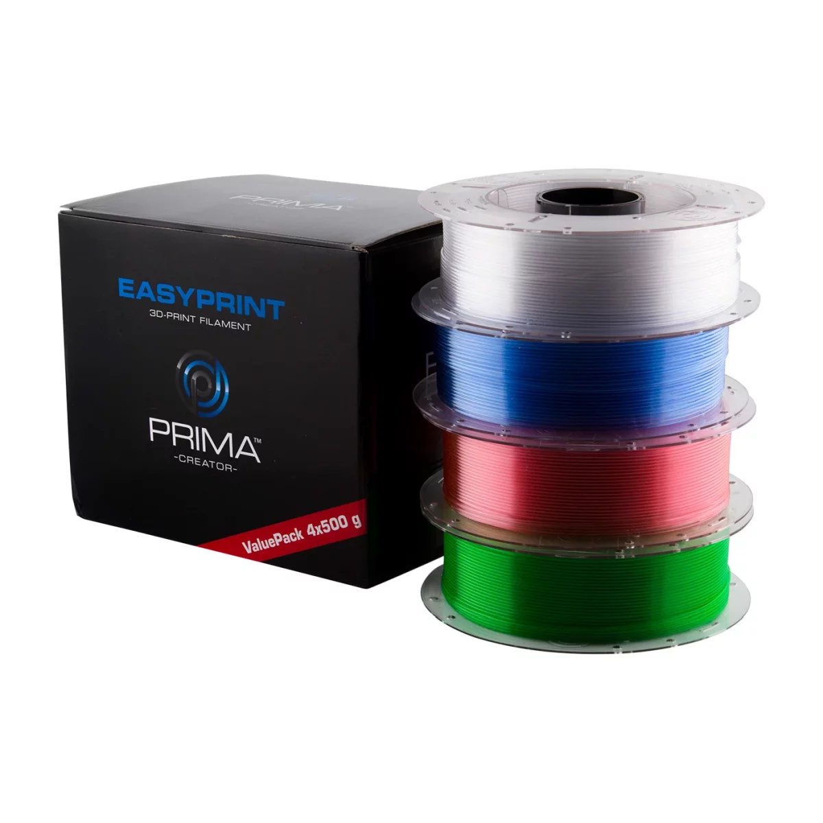 PrimaFilaments EasyPrint Value Pack PETG - 1.75mm 2000g