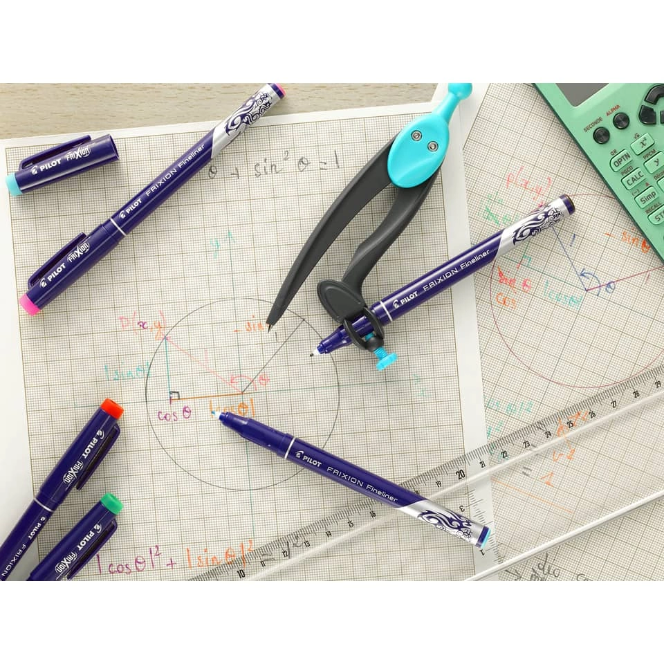 Pilot Fineliner FriXion - 0,45 mm, braun, radierbar