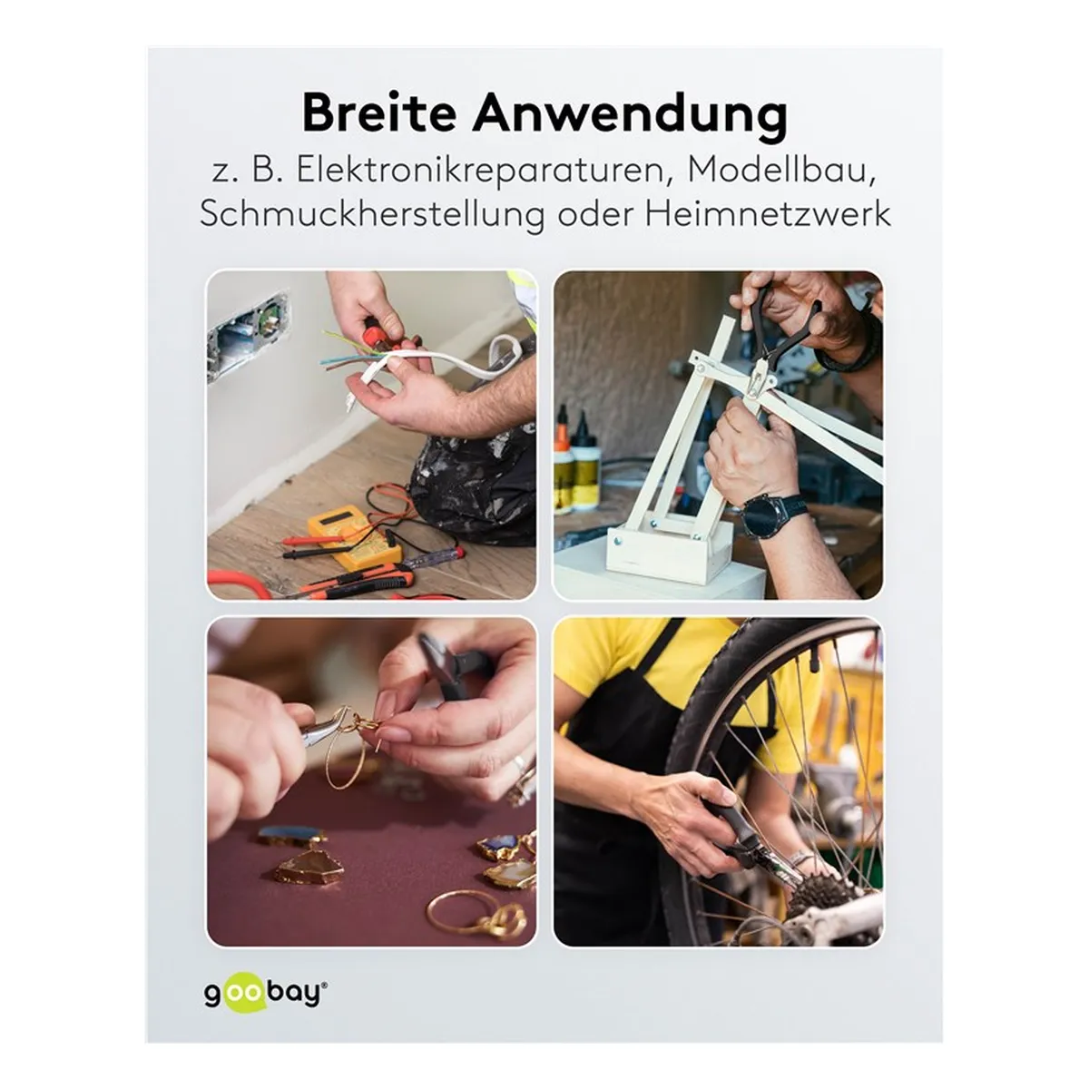 Fixpoint Zangen-Set, griffisoliert, 5 Stück