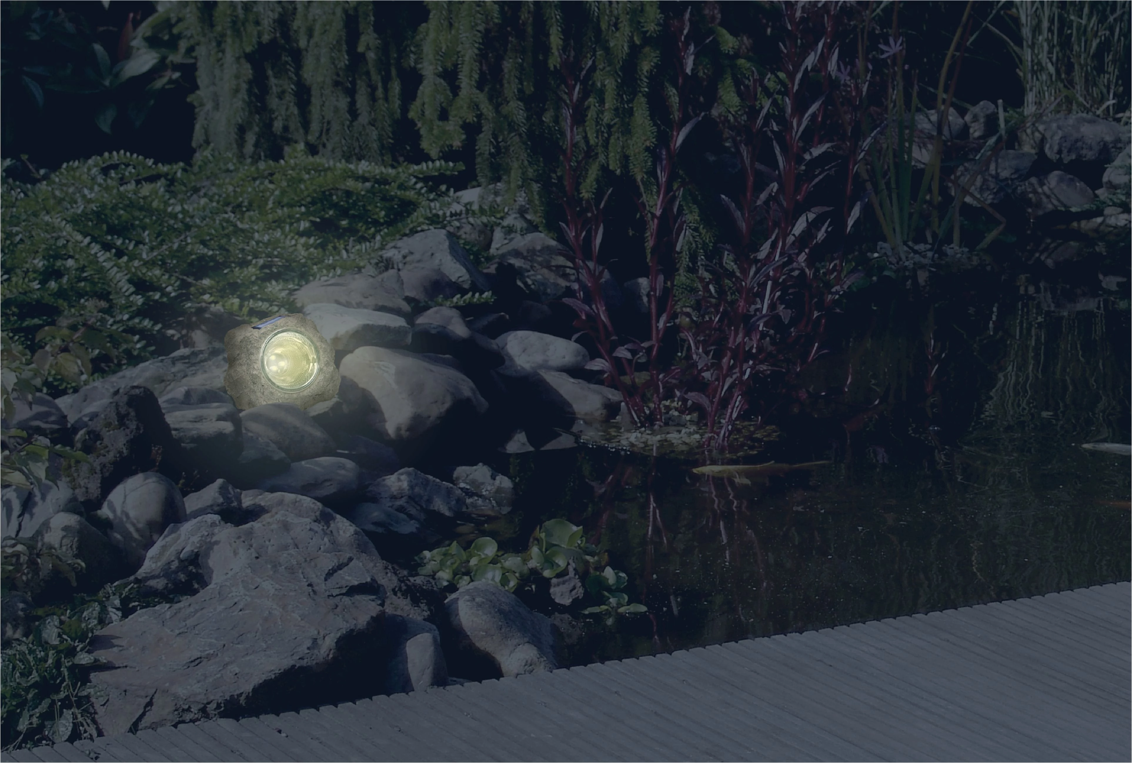 Solar Gartenleuchte 3 LED