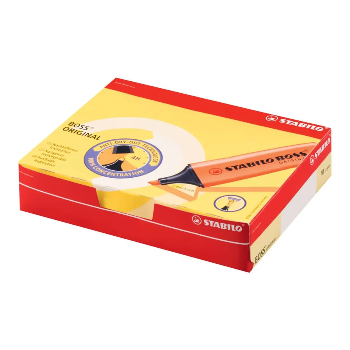 Stabilo Textmarker - BOSS ORIGINAL - Einzelstift - gelb