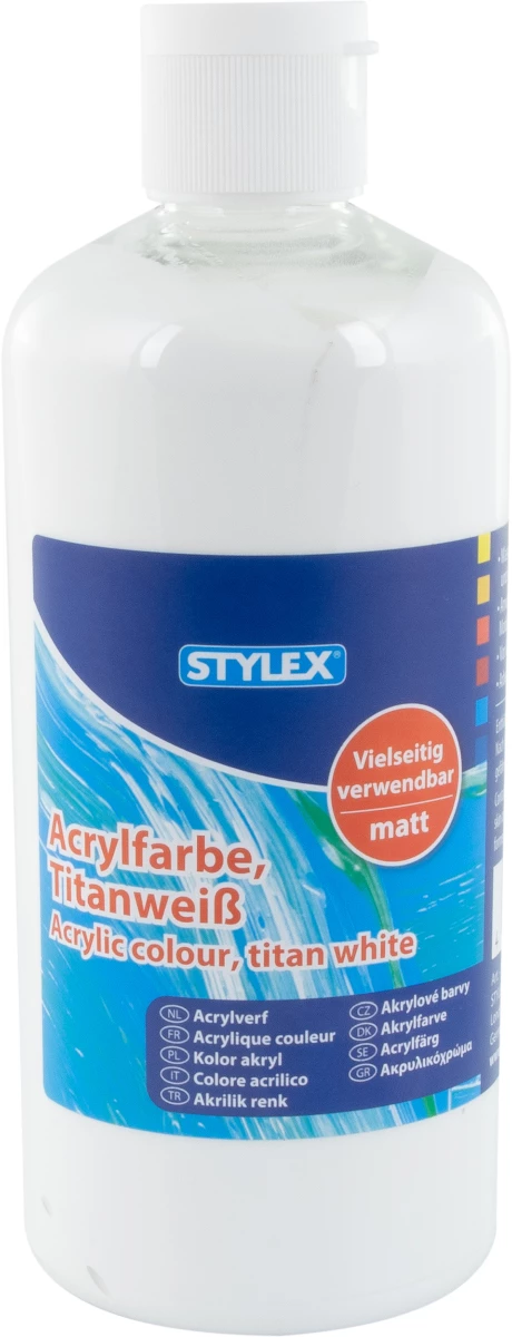 Acrylfarbe, 500 ml, lampenschwarz