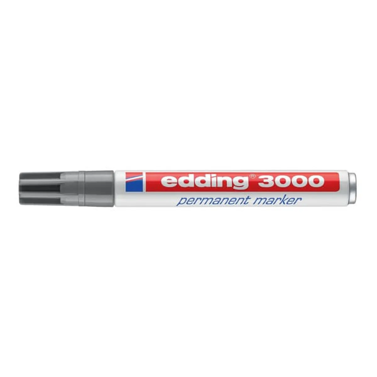Edding 3000 Permanentmarker - nachfüllbar, 1,5 - 3 mm, grau Edding 3000 Permanentmarker - nachfüllbar, 1,5 - 3 mm, grau