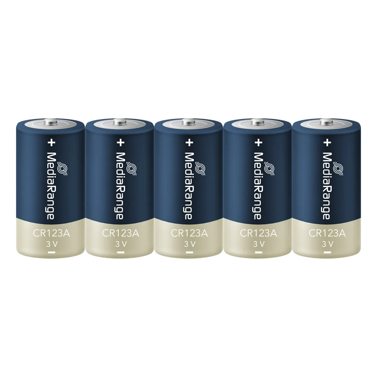 MediaRange Batterie 'Lithium CR123A', 3V, 5 Stück