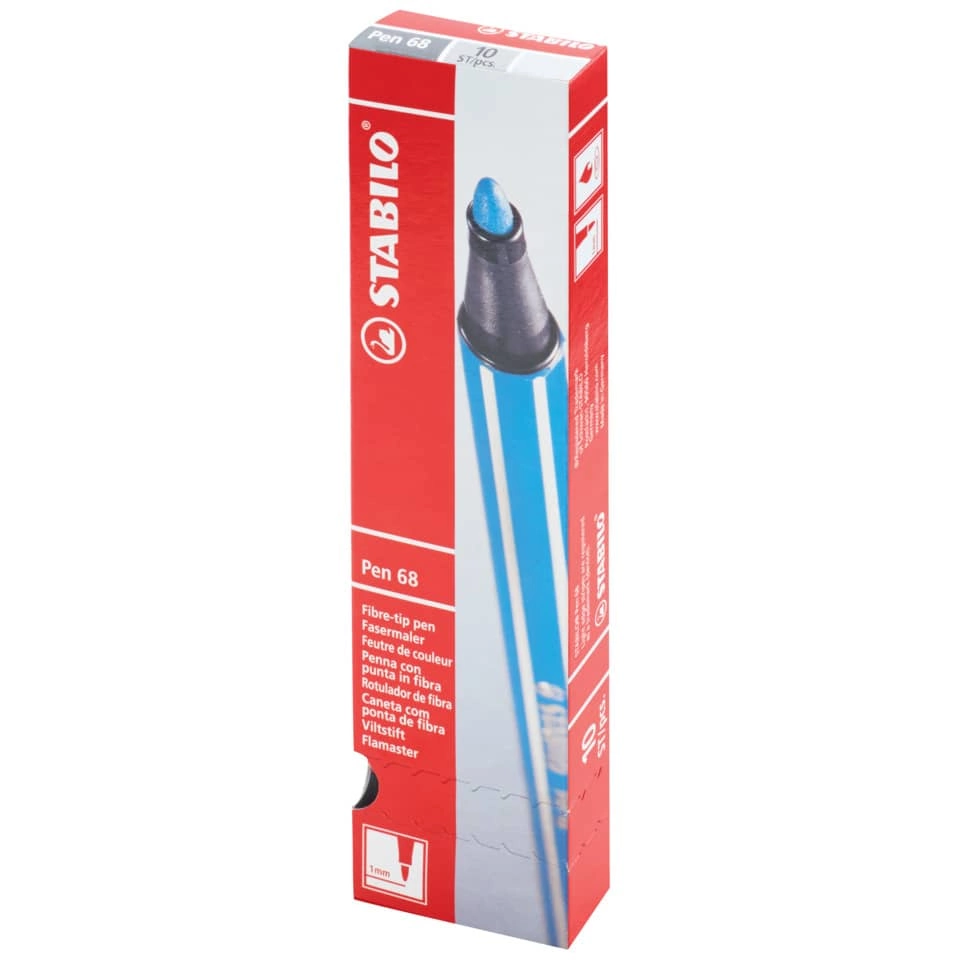 Fasermaler Pen 68 1 mm, ultramarinblau